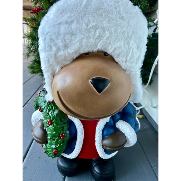 NEW IN BOX REINDEER DOOR GREETER - Picture 6 of 11